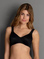 Dvojitá podprsenka s kosticami 5490 čierna - RosaFaia