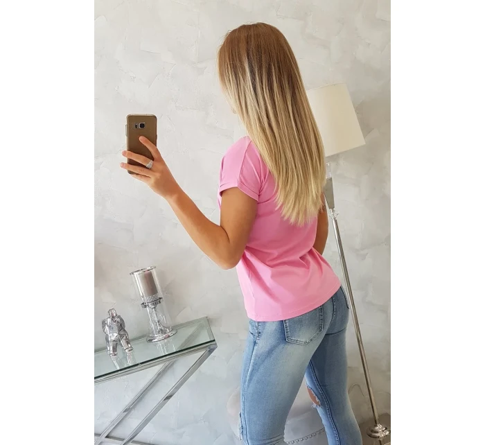 model 18746326 je moje kardio halenka světle růžová - K-Fashion model 18746326 je moje kardio halenka světle růžová - K-Fashion