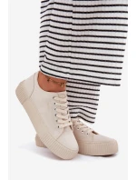 Dámské Textilní Tenisky Big Star model 21693225 Béžové - Big Star Shoes