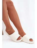Dámské pantofle na platformě Ecru Olyria Dámské pantofle na platformě Ecru Olyria