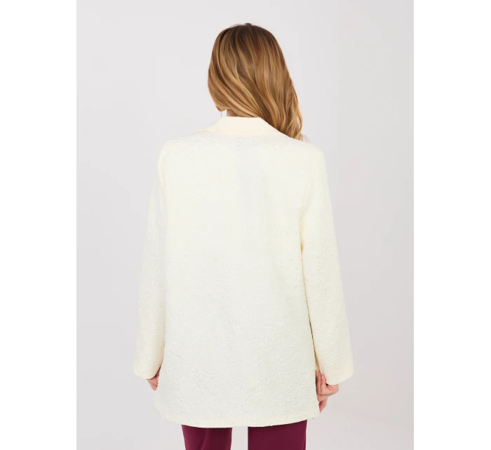 Marynarka IT MA model 22013803 ecru - FPrice Marynarka IT MA model 22013803 ecru - FPrice