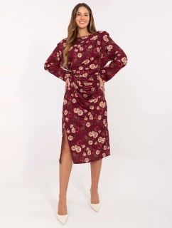 Sukienka IT SK  bordowy model 21441244 - FPrice