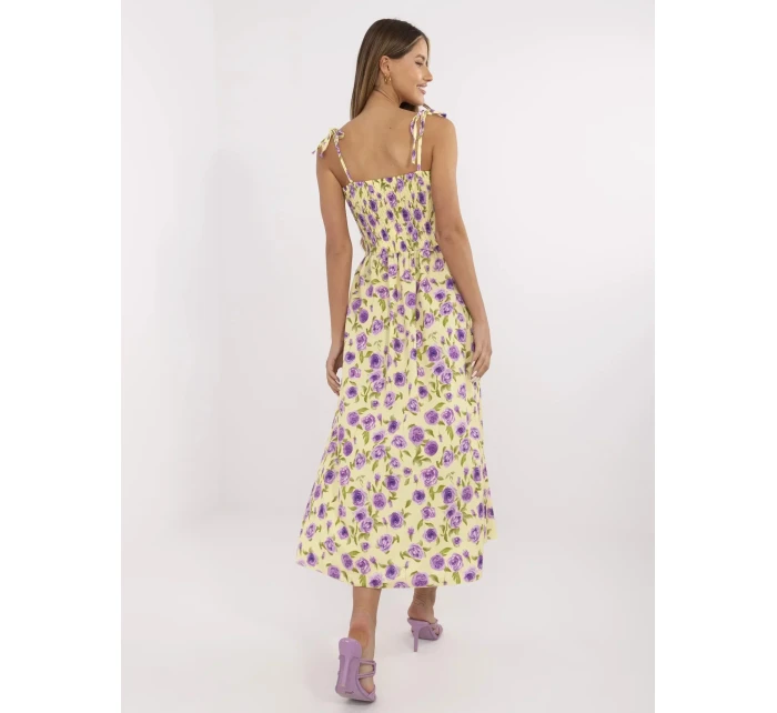 Šaty MI SK 23817 3.96 svetložltá Šaty MI SK 23817 3.96 svetložltá