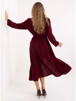 Sukienka MI SK model 21755214 bordowy - FPrice
