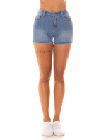 Sexy Highwaist Jeans Shorts with Push-Up effect