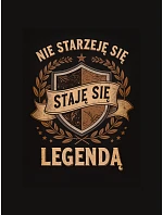 Pánske tričko I DON'T GET OLD TO BE A LEGEND čierna NX0109R