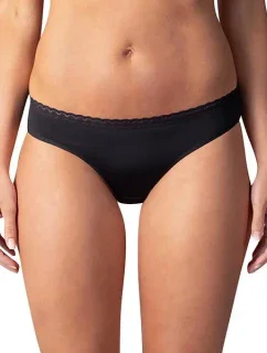 Dámské kalhotky s krajkou model 20897516 MICRO SLIP  černá - Bellinda