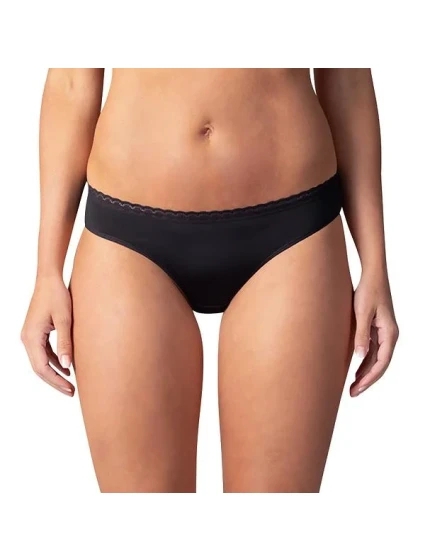 Dámské kalhotky s krajkou model 20897516 MICRO SLIP  černá - Bellinda