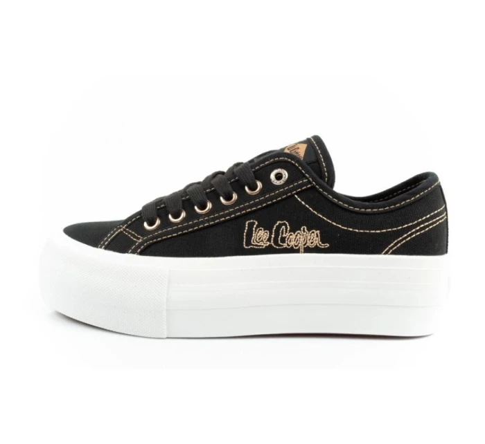 buty sportowe damskie platforma czarne ze dámské model 21360878 - Lee Cooper buty sportowe damskie platforma czarne ze dámské model 21360878 - Lee Cooper
