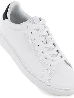 Pánske biele kožené športové topánky Big Star TT174331