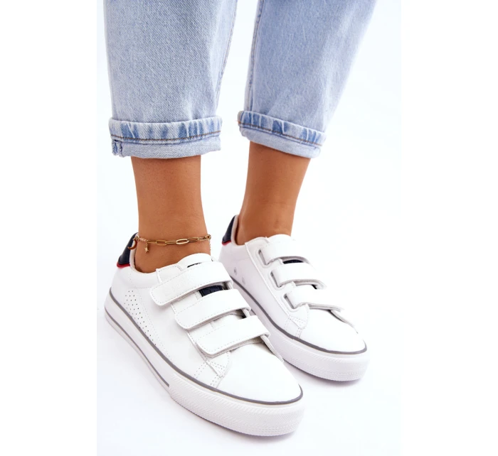 tenisky na suchý zip Big Star Bíle model 21610210 - Big Star Shoes tenisky na suchý zip Big Star Bíle model 21610210 - Big Star Shoes