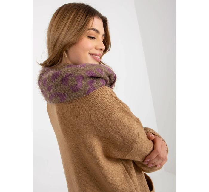 Tunelová šála AT KM ENEC  tmavě lila model 17935316 - FPrice