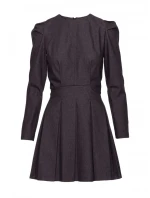 M884 Džínsové šaty - grafitové