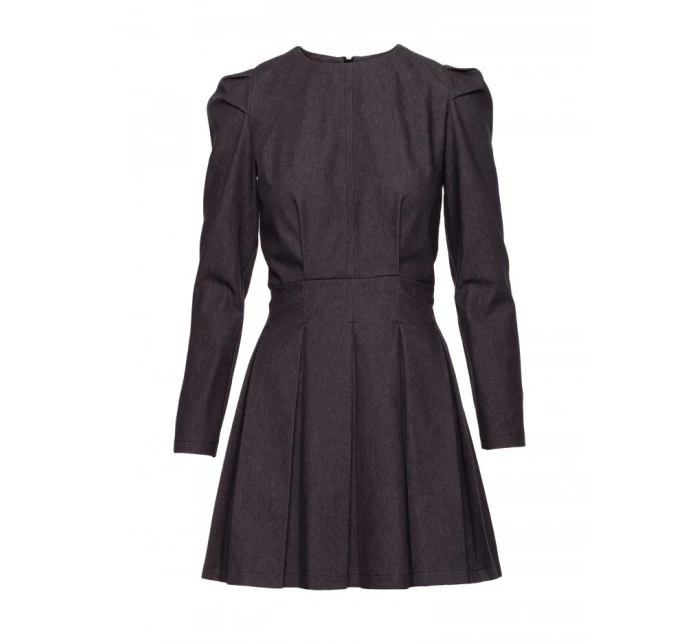 M884 Džínsové šaty - grafitové