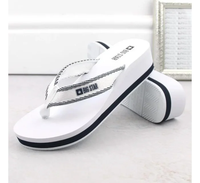 Dámské žabky na podpatku W model 21066312 bílé - Big Star