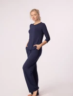 MARGOT DLHÉ TMAVOMODRÉ NOHAVICE