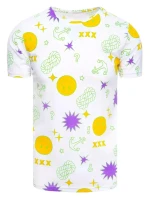 Pánské tričko s potiskem bílé Dstreet model 21965354 - FashionStreet