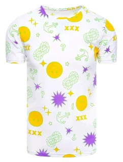 Pánské tričko s potiskem bílé Dstreet model 21965354 - FashionStreet