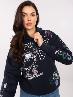 Mikina D10608BC02743C tmavomodrá