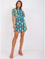 Dámske šaty-DHJ-SK-9651.51-modré Dámske šaty-DHJ-SK-9651.51-modré