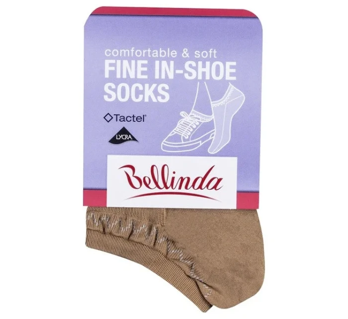 Dámske nízke ponožky FINE IN-SHOE SOCKS - Bellinda - amber