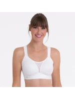 športová podprsenka smart control tvarovaná, čistý strih 5530 biela - Active