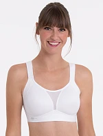 športová podprsenka smart control tvarovaná, čistý strih 5530 biela - Active