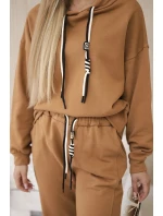 Bavlnená mikina s kapucňou + ťavie nohavice Bavlnená mikina s kapucňou + ťavie nohavice