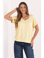 Blúzka RV BZ A1259.01P svetložltá