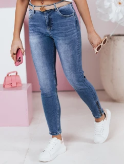 Dámske džínsové nohavice WERNI navy blue FashionStreet UY2366