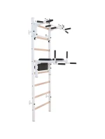 DREVENO-KOVOVÝ GYMNASTICKÝ REBRÍK S HRAZDOU A PRÍSLUŠENSTVOM BENCHK 232W