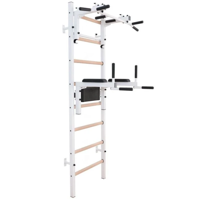 DREVENO-KOVOVÝ GYMNASTICKÝ REBRÍK S HRAZDOU A PRÍSLUŠENSTVOM BENCHK 232W