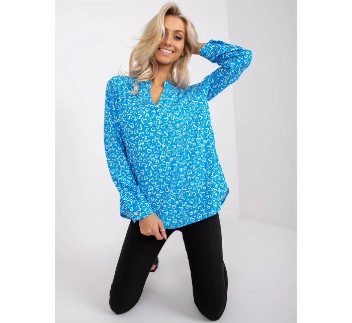 Blúzka DHJ BZ 6825.56 modrá