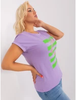 Bluzka RV BZ model 18837730 jasny fioletowy - FPrice Bluzka RV BZ model 18837730 jasny fioletowy - FPrice