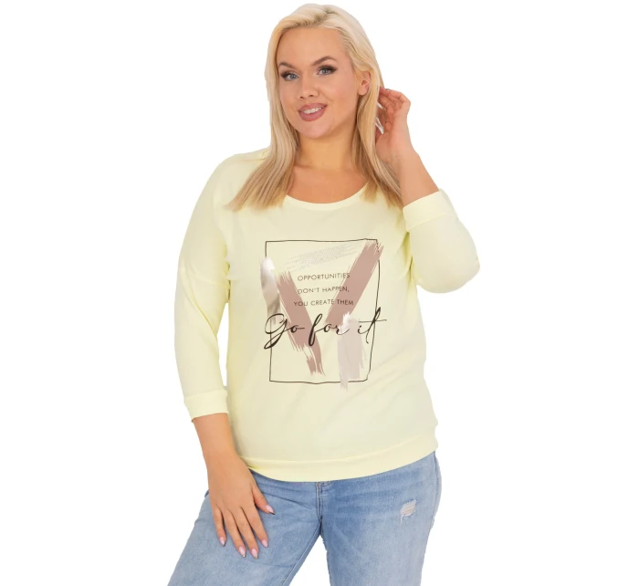 Blúzka RV BZ 8981.31P jasne žltá