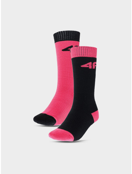 Dievčenské lyžiarske ponožky 4F
