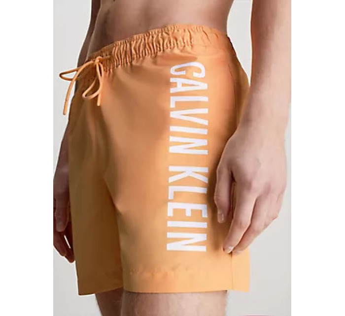 Pánské plavky Tkaný spodní díl MEDIUM DRAWSTRING KM0KM01004SAN - Calvin Klein