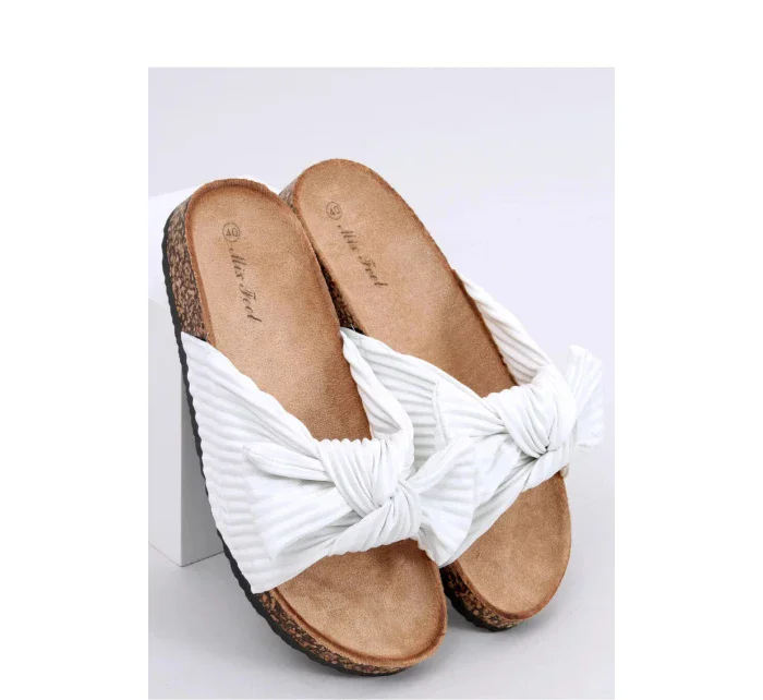 Dámské nazouváky model 20276846 s hnědou - Inello