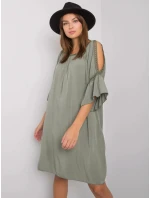 Šaty TW SK BI model 21069656 khaki - FPrice Šaty TW SK BI model 21069656 khaki - FPrice