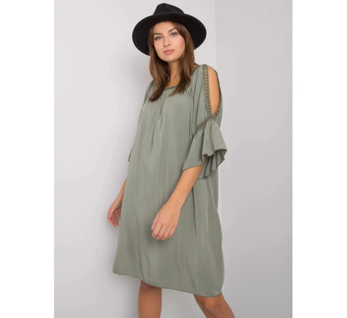 Šaty TW SK BI model 21069656 khaki - FPrice Šaty TW SK BI model 21069656 khaki - FPrice