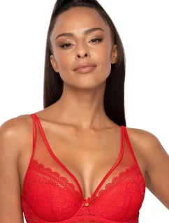 Dámska push-up podprsenka M-0198/11 Estelle Red - MAT