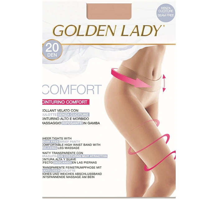PUNČOCHOVÉ KALHOTY COMFORT 20 DEN model 22063854 - Golden Lady