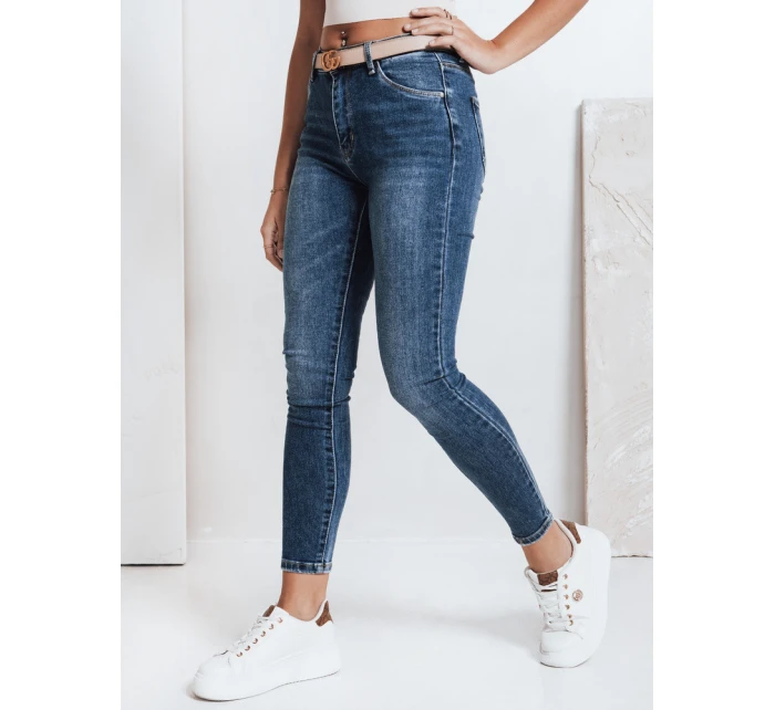 Dámské úzké džíny modré Dstreet model 21992829 - FashionStreet