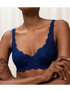 Dámska vystužená podprsenka Amourette 300 WHP X tmavo modrá - Triumph