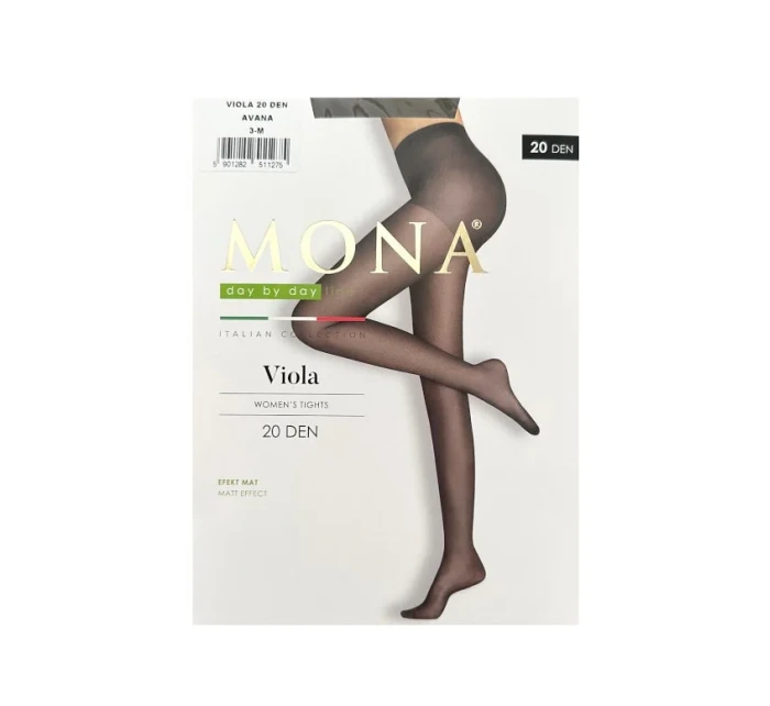 Dámské punčochové kalhoty Mona Viola Matt Effect 20 den 1-4