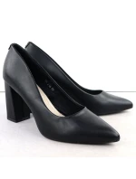 Sergio Leone čierne lodičky na podpätku PB216