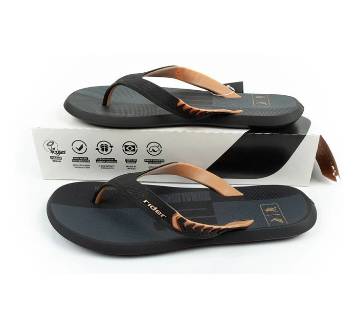 Sportovní obuv pánské model 22115546 Prime pohodlné žabky černé - Rider