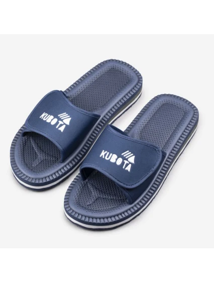 Sportovní žabky na suchý zip navy blue Kubota