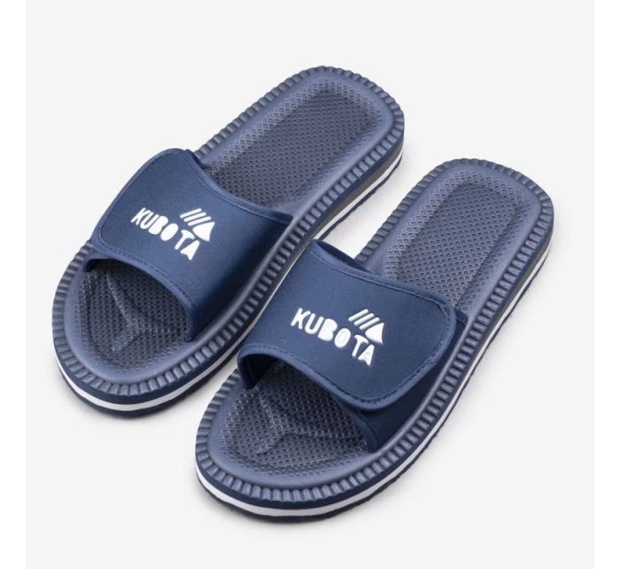 Sportovní žabky na suchý zip navy blue Kubota