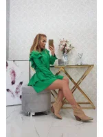 Šaty se model 18748776 volány světle zelené - K-Fashion